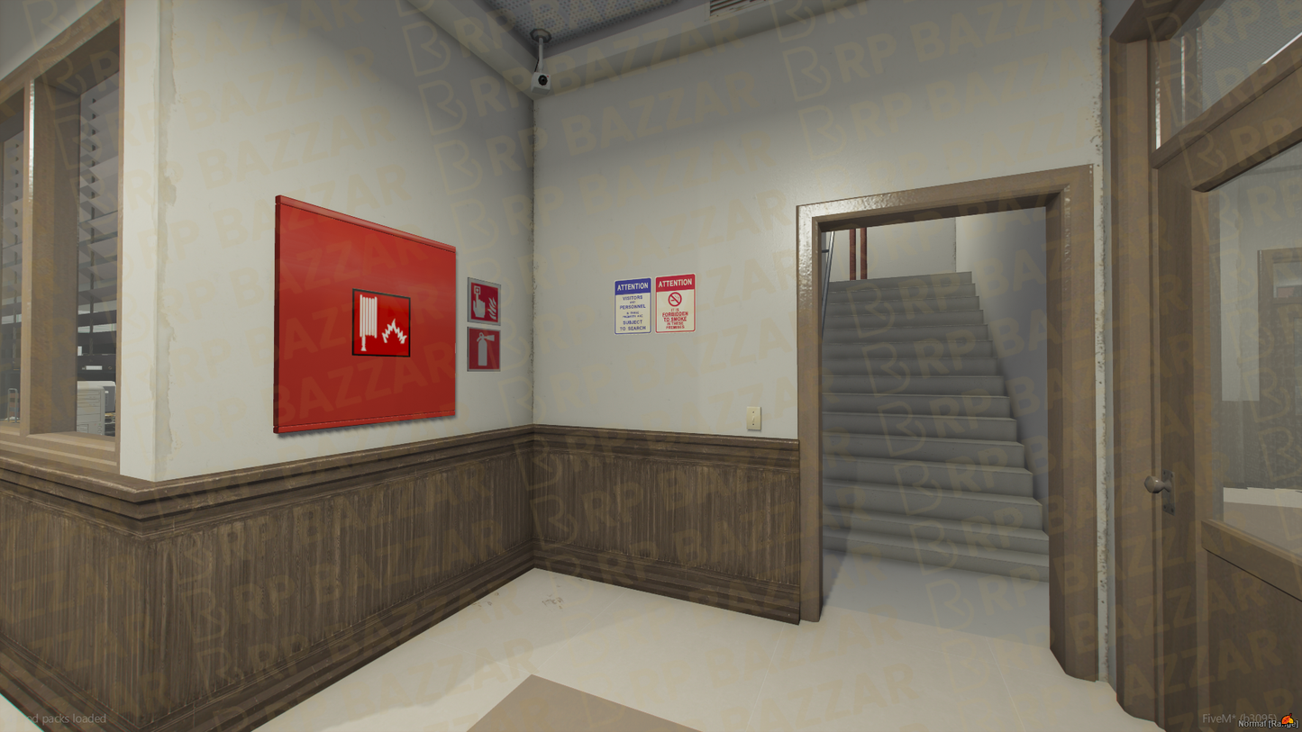 District Police Station FiveM MLO — GTA RP Interior — ESX QB QBOX — RPBazzar