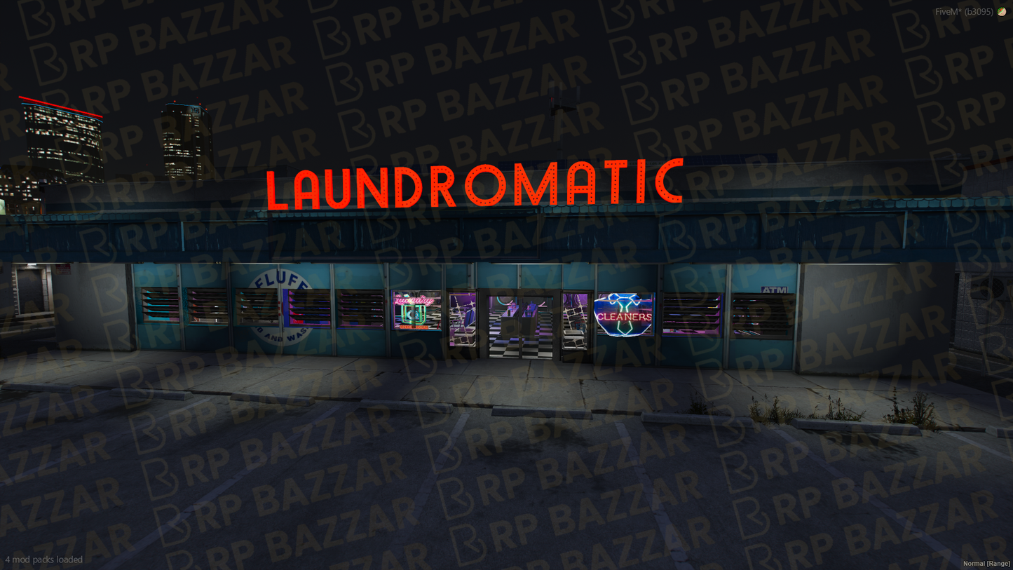 Modern Laundry Place FiveM MLO — GTA RP Interior — ESX QB QBOX — RPBazzar