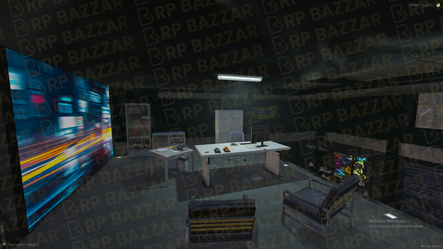 Exotic Mechanic Shop FiveM MLO — GTA RP Interior — ESX QB QBOX — RPBazzar