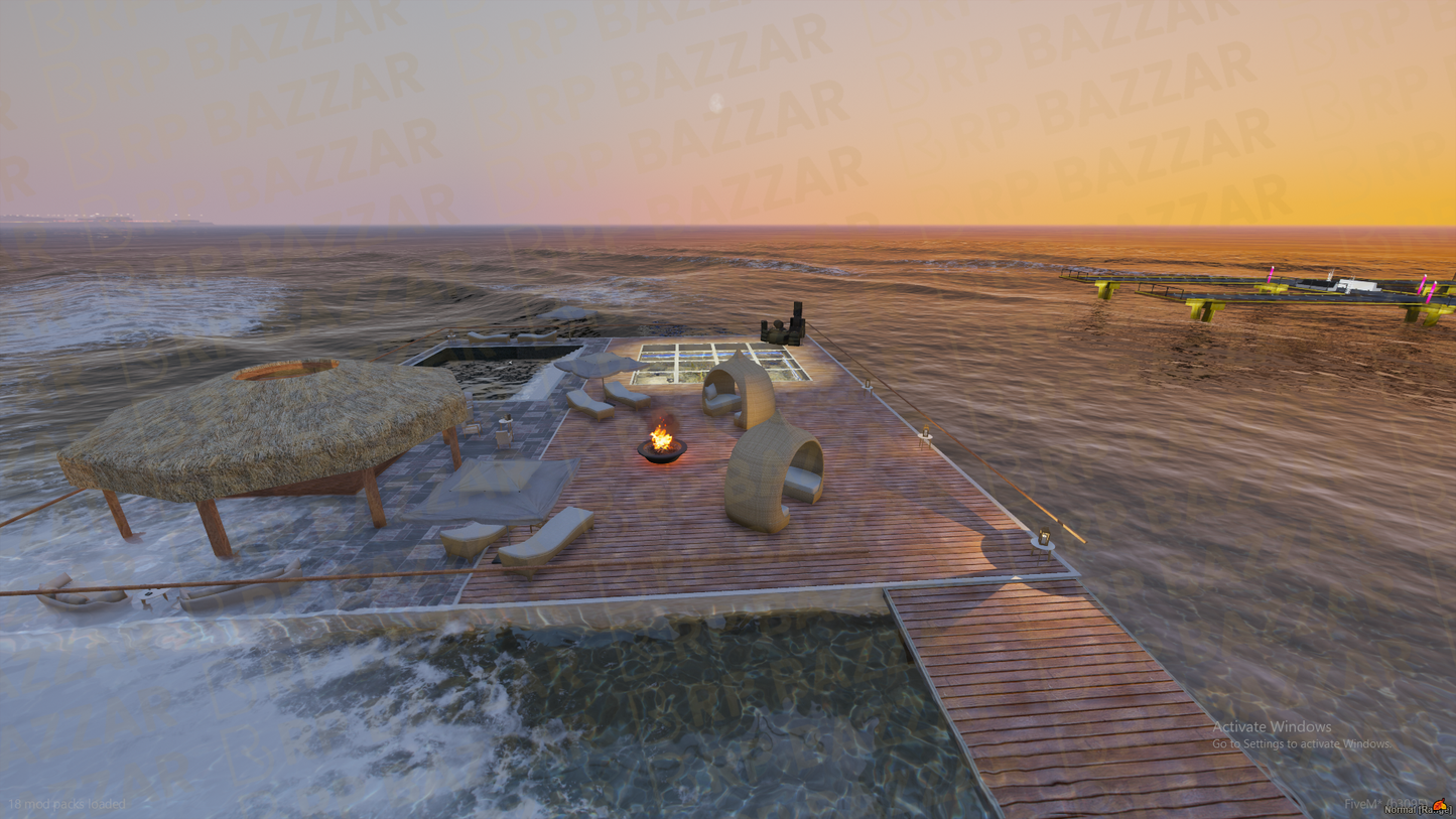 Foggy Beach Sided Area FiveM MLO — GTA RP Interior — ESX QB QBOX — RPBazzar