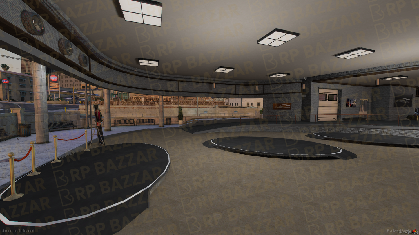 Classic Vehicle Shop FiveM MLO — GTA RP Interior — ESX QB QBOX — RPBazzar