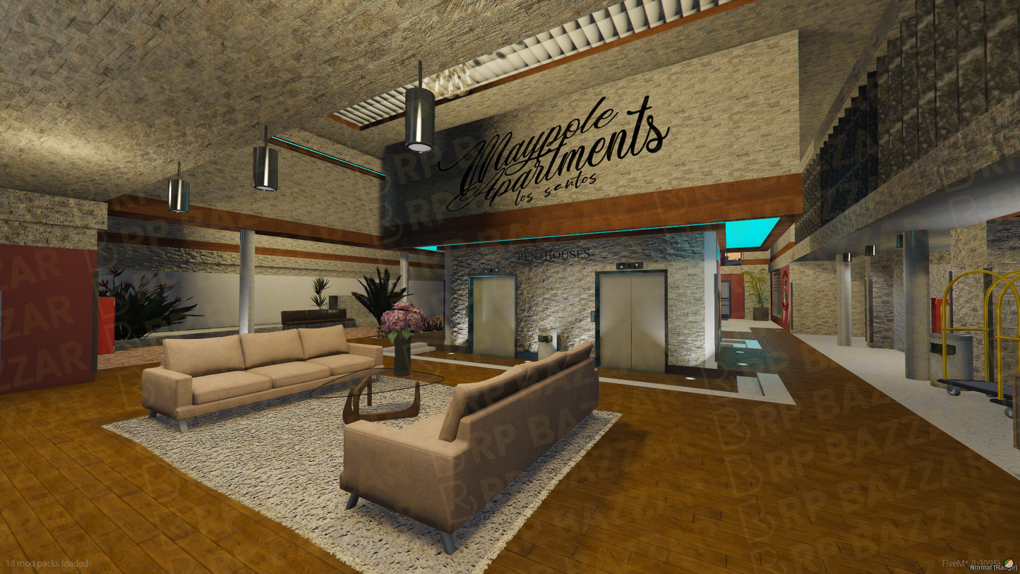 Luxury Apartment FiveM MLO — GTA RP Interior — ESX QB QBOX — RPBazzar
