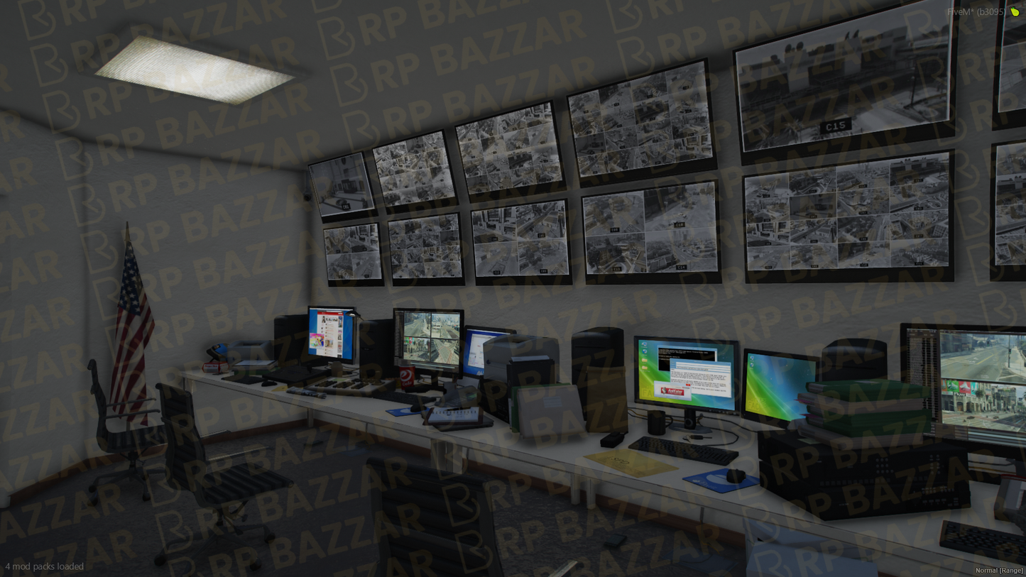 Vanguard Police Station FiveM MLO — GTA RP Interior — ESX QB QBOX — RPBazzar