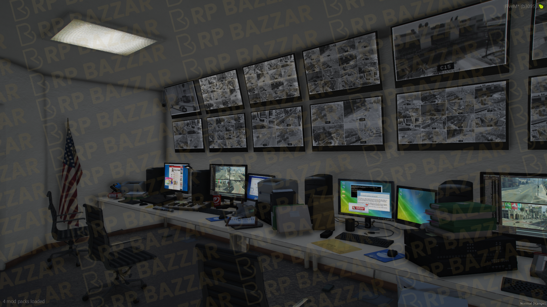 Vanguard Police Station FiveM MLO — GTA RP Interior — ESX QB QBOX — RPBazzar