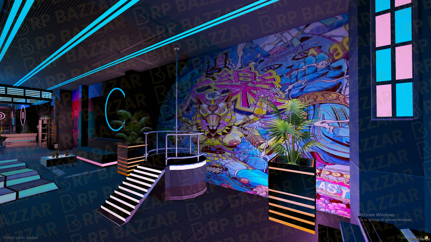 Smoky Nightclub FiveM MLO — GTA RP Interior — ESX QB QBOX — RPBazzar