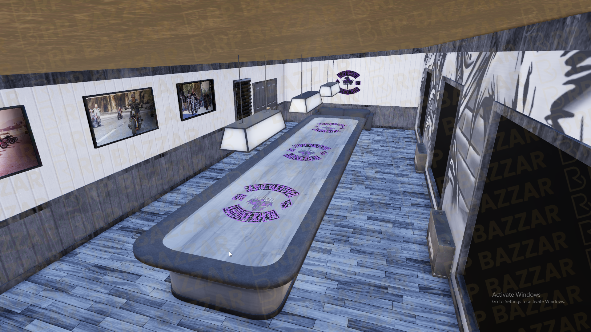 Fortified Gang Garage FiveM MLO — GTA RP Interior — ESX QB QBOX — RPBazzar
