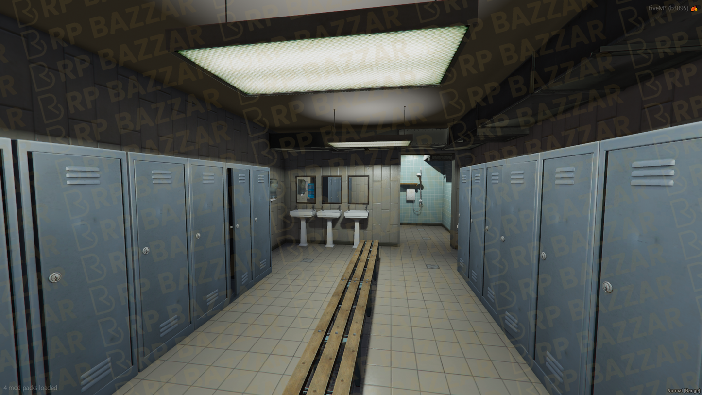 Industrial Police Station FiveM MLO — GTA RP Interior — ESX QB QBOX — RPBazzar
