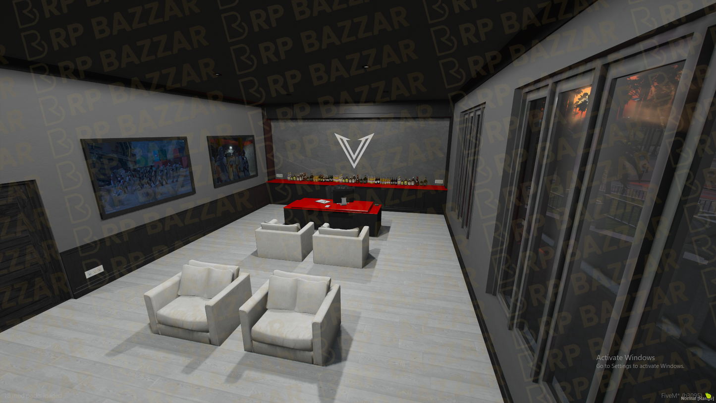 Luxury Gang Loft FiveM MLO — GTA RP Interior — ESX QB QBOX — RPBazzar