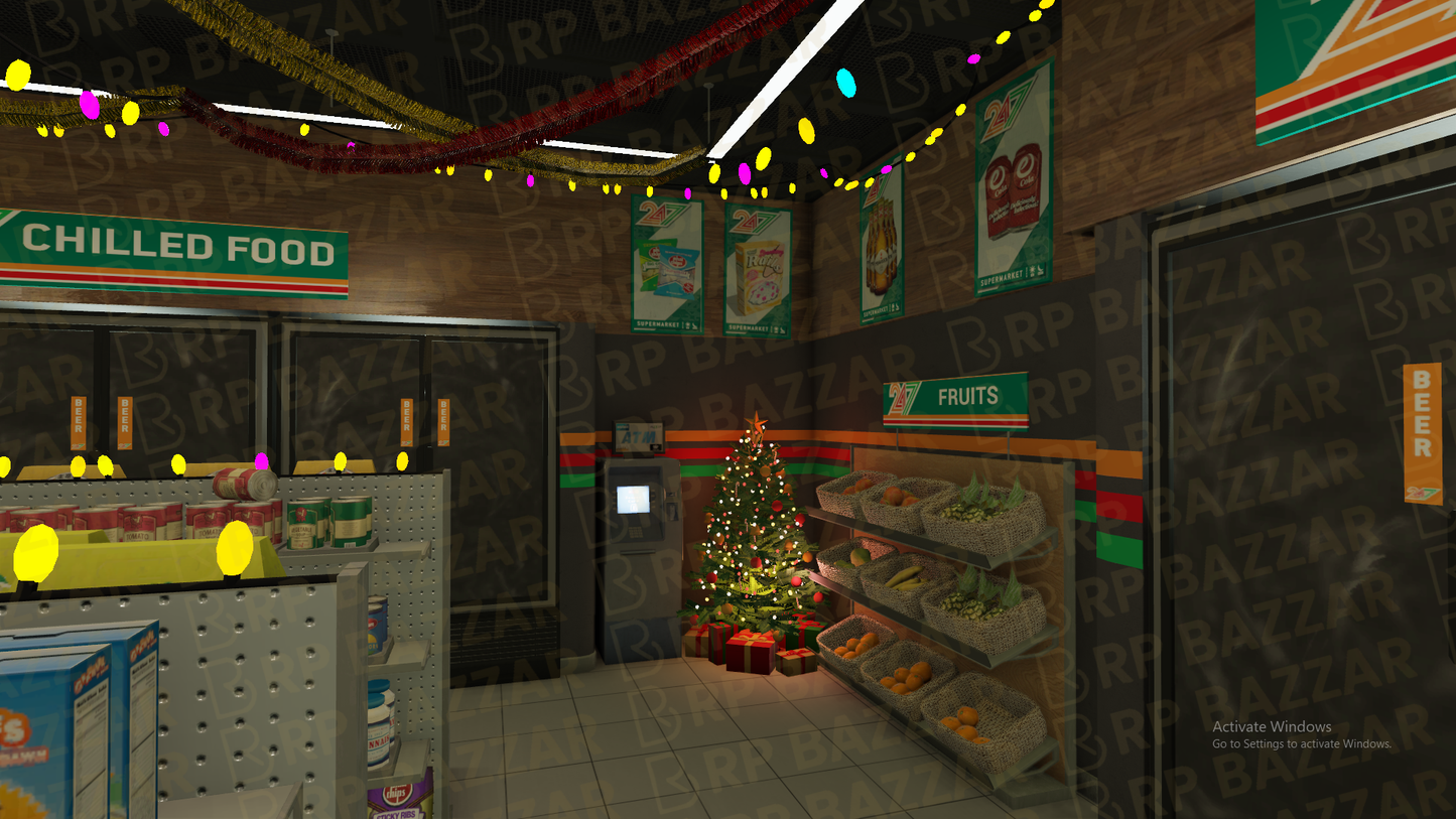 Retro 24-7 Store FiveM MLO — GTA RP Interior — ESX QB QBOX — RPBazzar