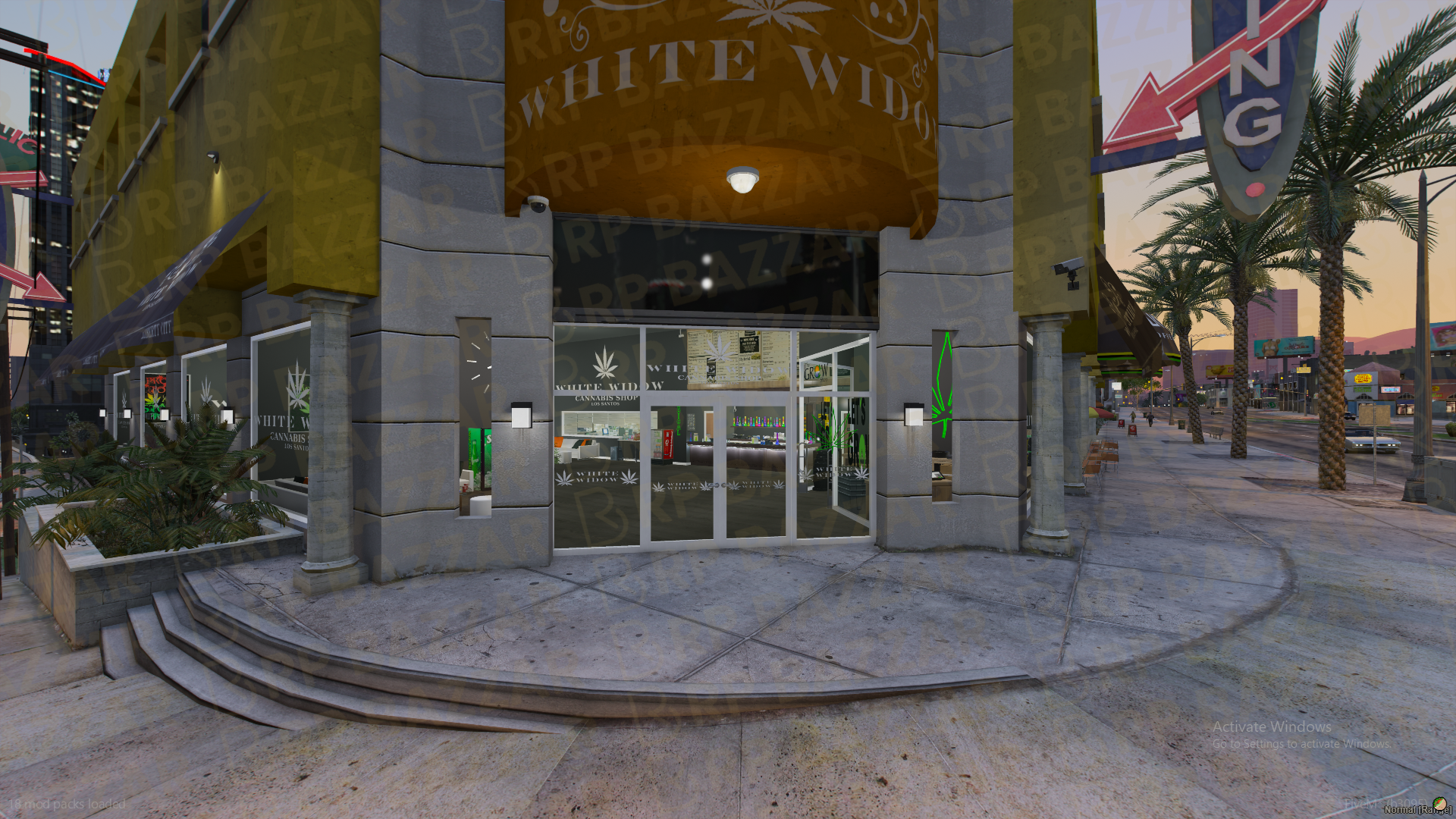 Neon Weed Store FiveM MLO — GTA RP Interior — ESX QB QBOX — RPBazzar