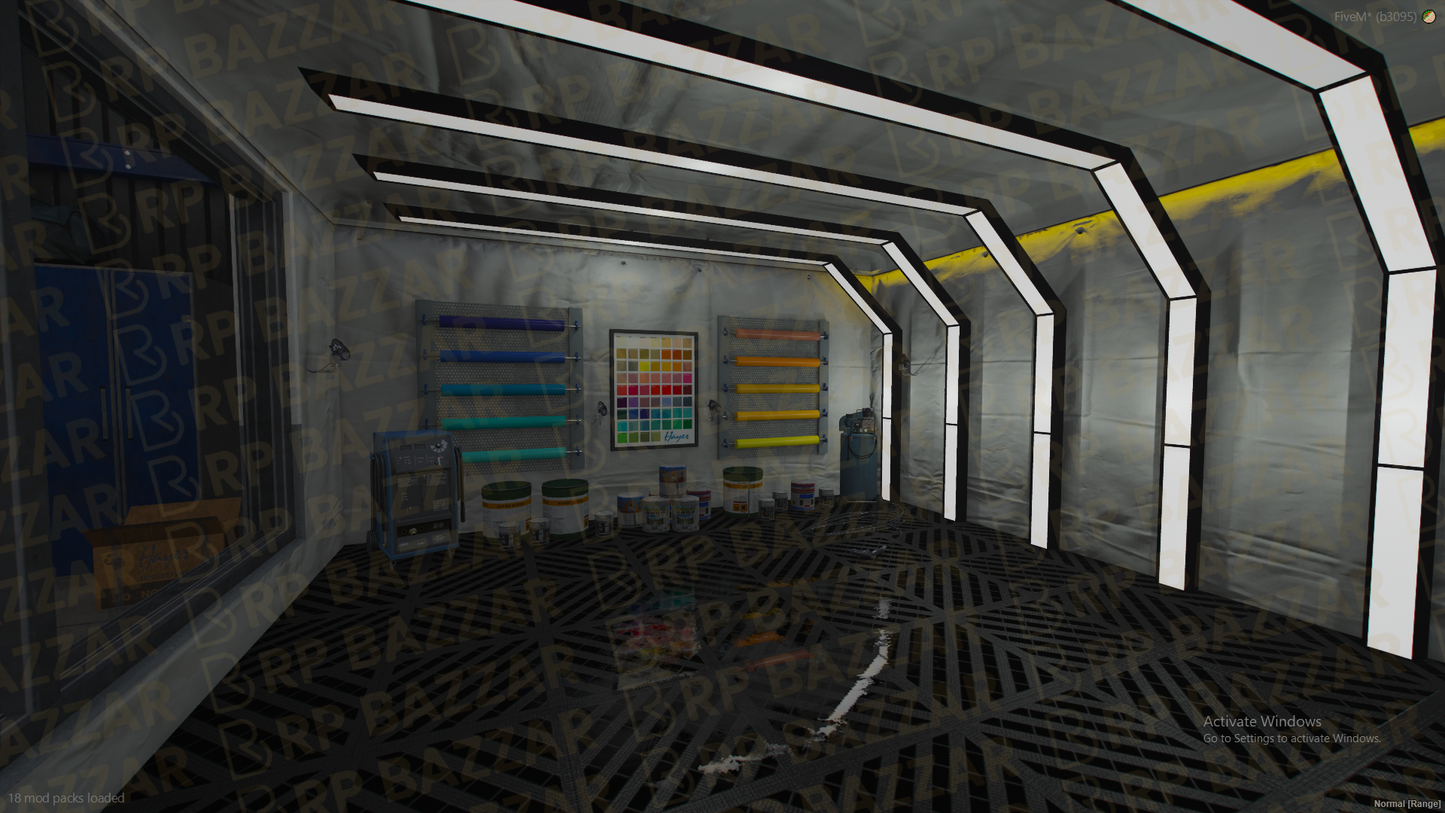 Vintage Mechanic Shop FiveM MLO — GTA RP Interior — ESX QB QBOX — RPBazzar