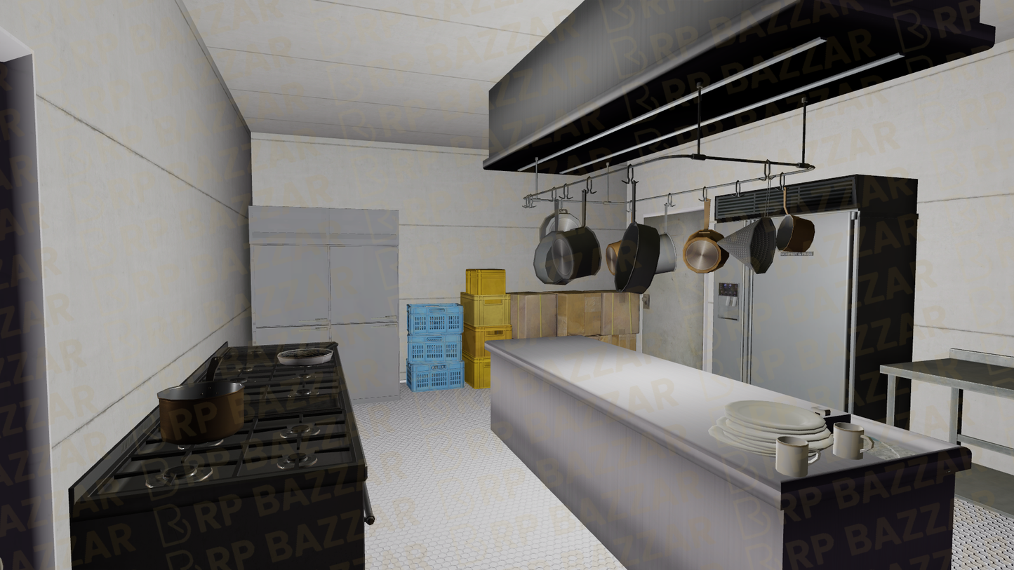 Urban Diner FiveM MLO — GTA RP Interior — ESX QB QBOX — RPBazzar