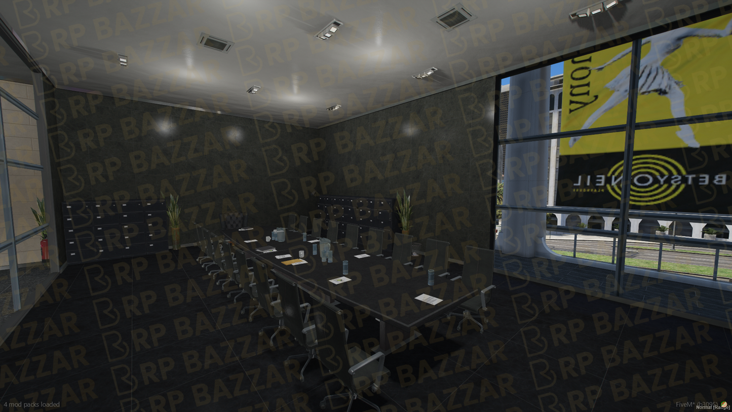Modern Shopping Mall FiveM MLO — GTA RP Interior — ESX QB QBOX — RPBazzar