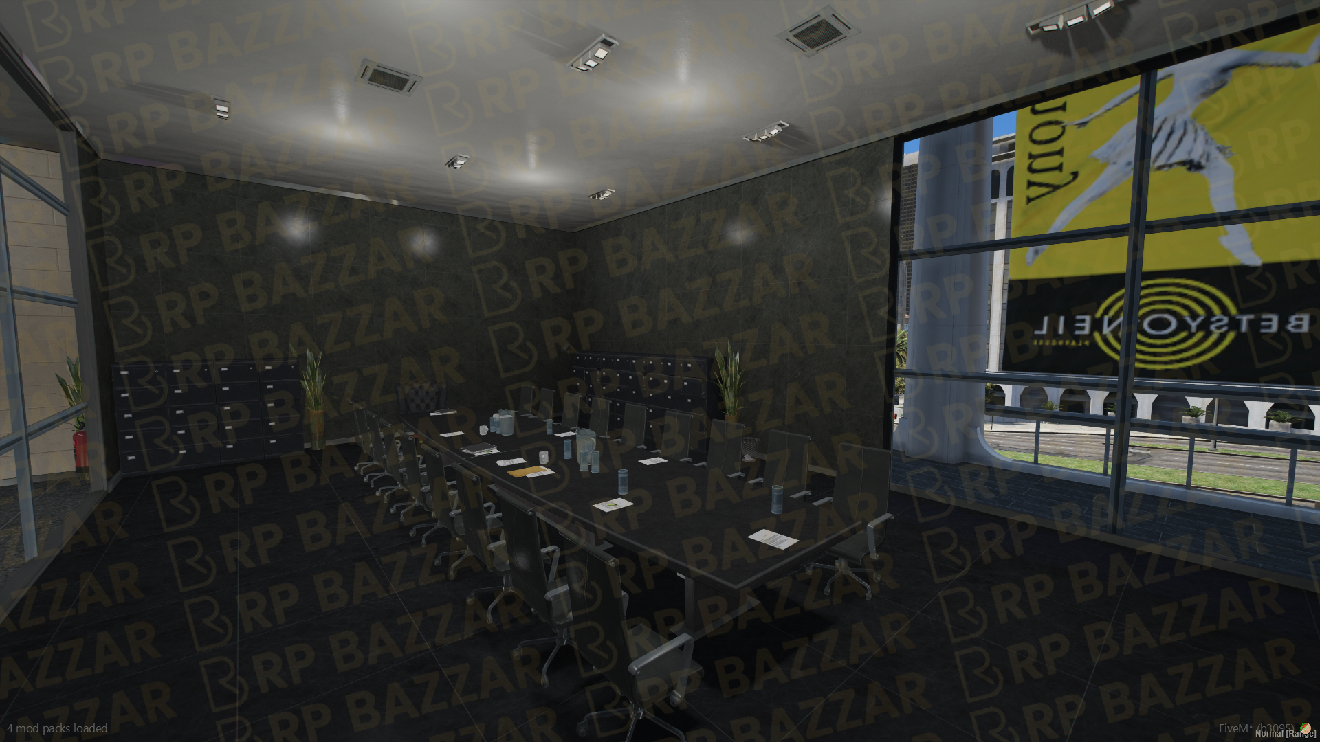Modern Shopping Mall FiveM MLO — GTA RP Interior — ESX QB QBOX — RPBazzar