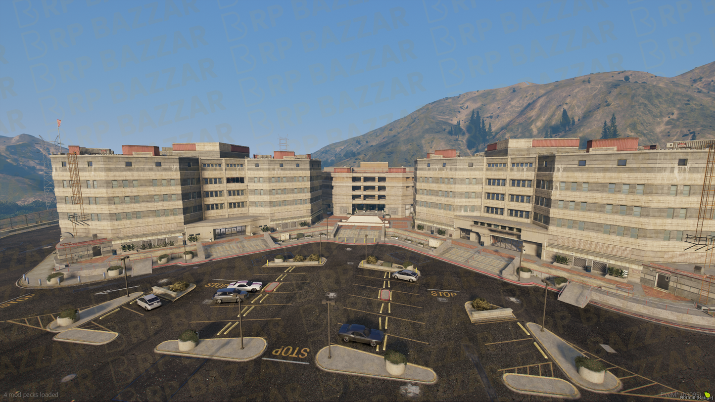 Urban Police Station FiveM MLO — GTA RP Interior — ESX QB QBOX — RPBazzar