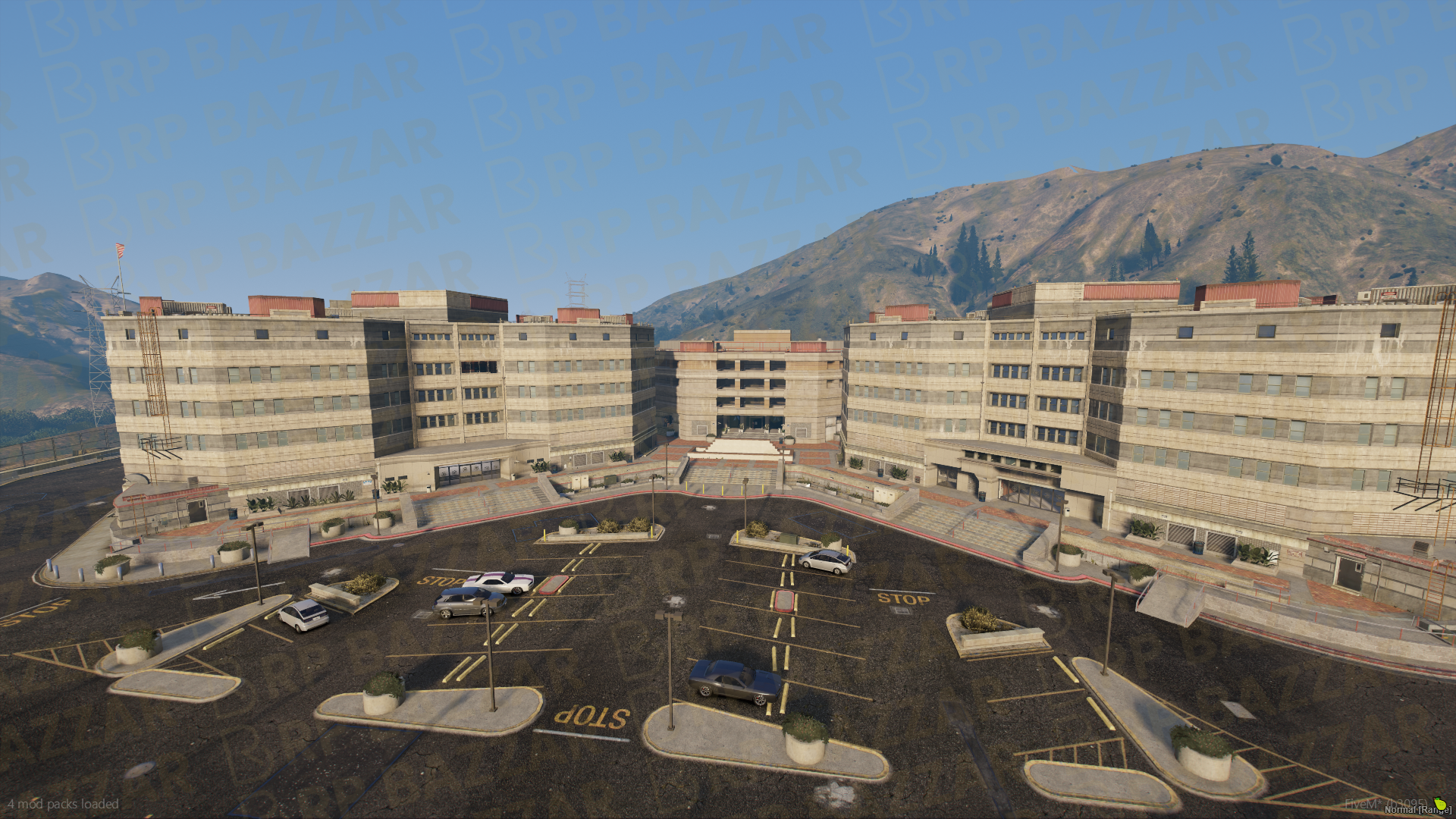 Urban Police Station FiveM MLO — GTA RP Interior — ESX QB QBOX — RPBazzar