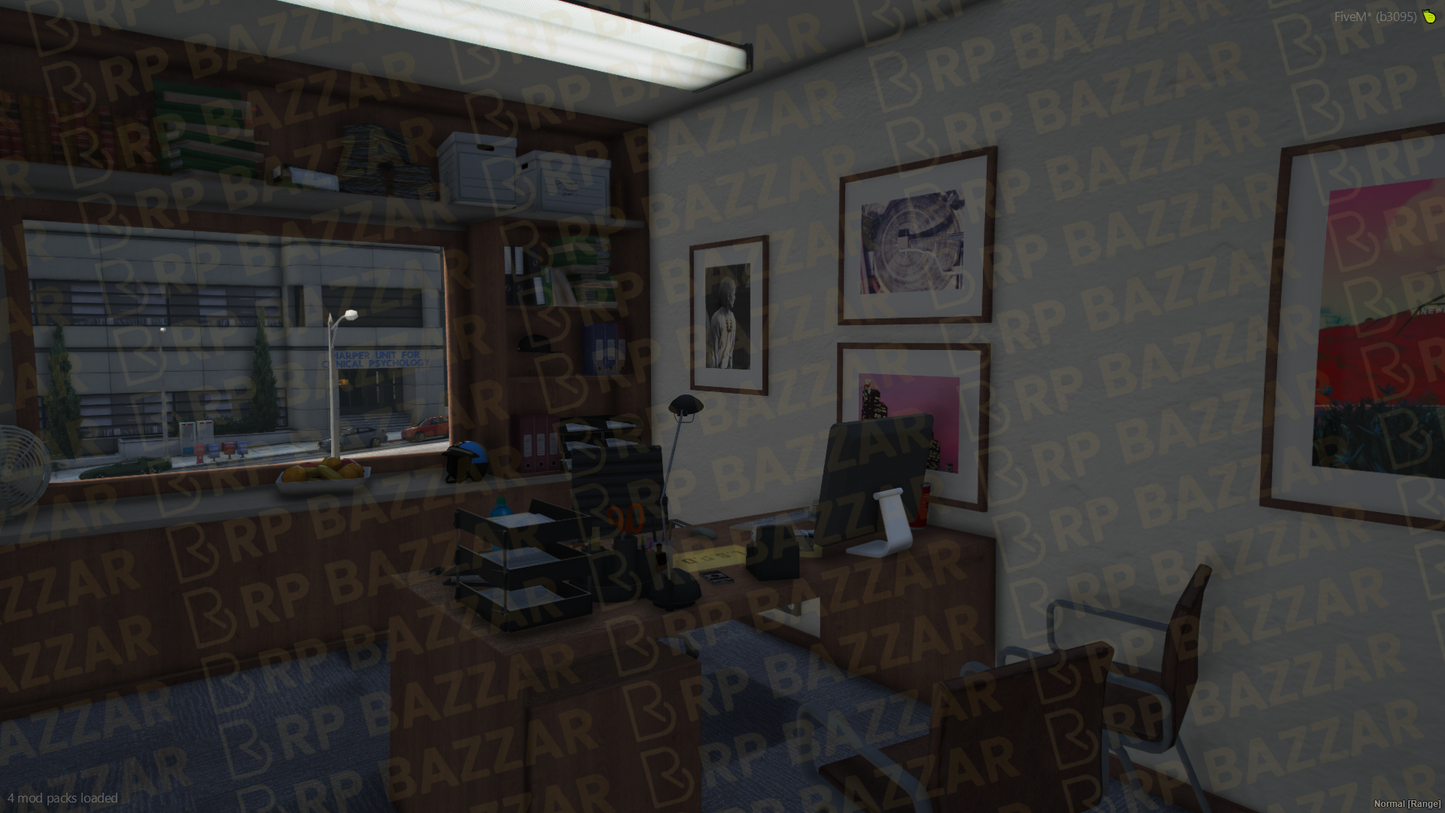 Vanguard Police Station FiveM MLO — GTA RP Interior — ESX QB QBOX — RPBazzar
