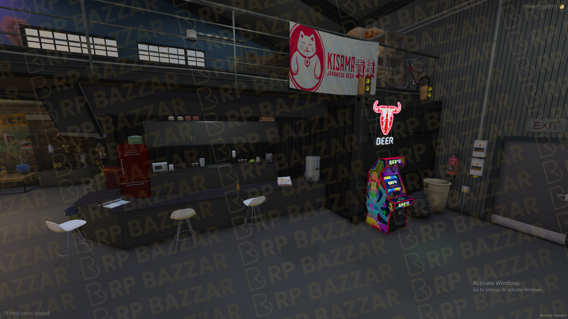 Mega Mechanic Shop FiveM MLO — GTA RP Interior — ESX QB QBOX — RPBazzar