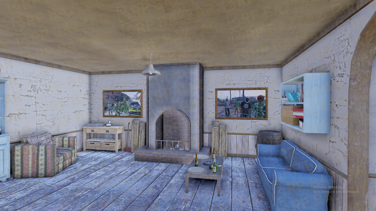 Gritty Gang Base FiveM MLO — GTA RP Interior — ESX QB QBOX — RPBazzar