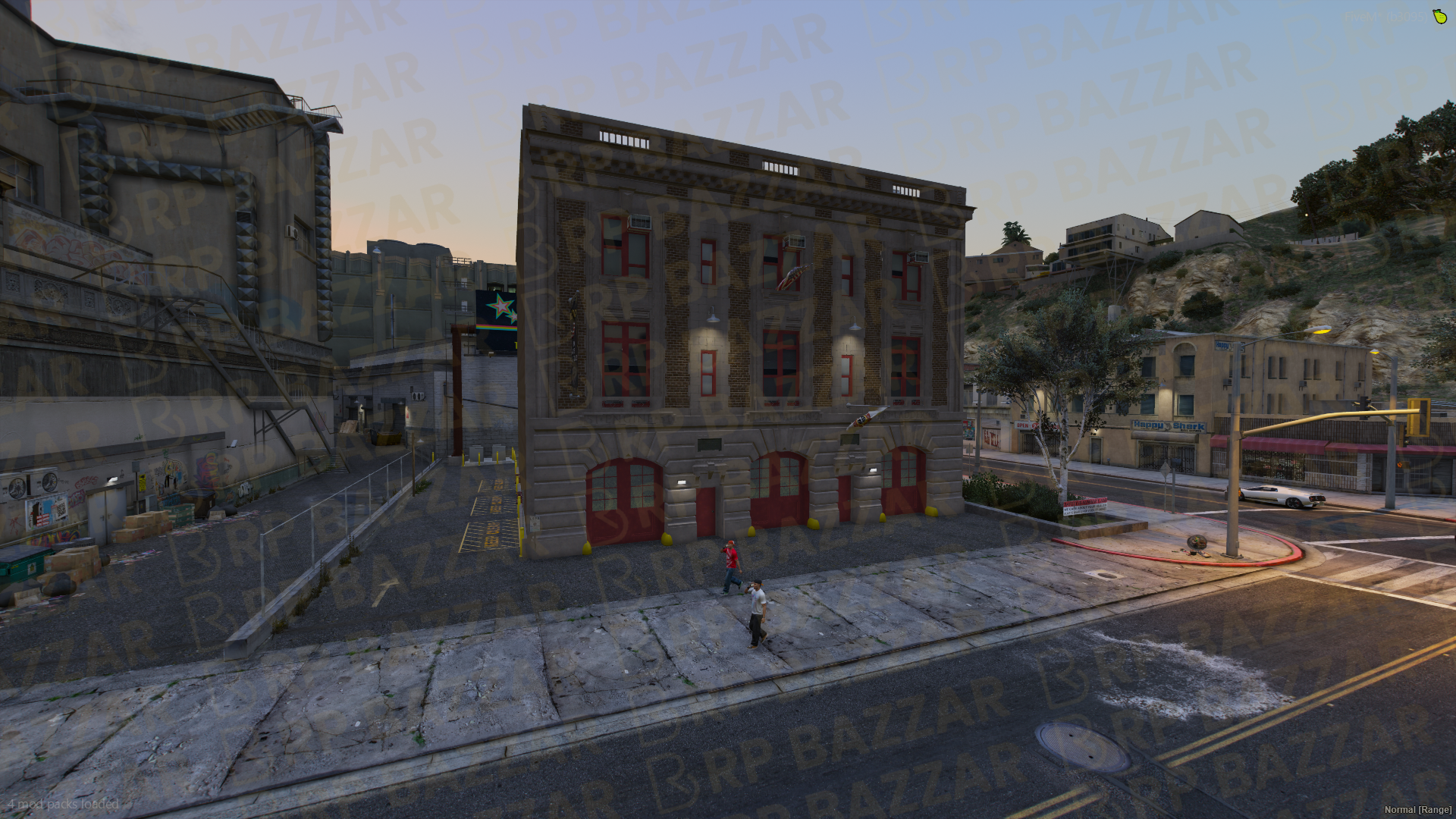 Downtown Fire Department FiveM MLO — GTA RP Interior — ESX QB QBOX — RPBazzar