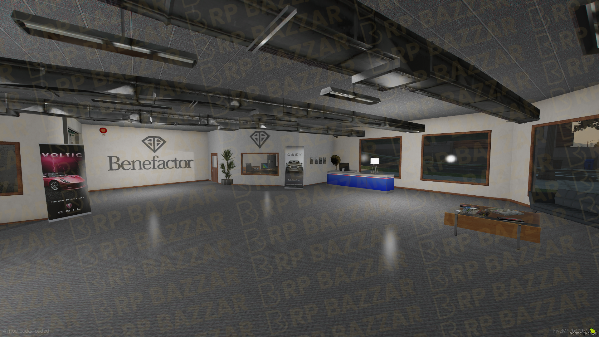 Boutique Vehicle Shop FiveM MLO — GTA RP Interior — ESX QB QBOX — RPBazzar