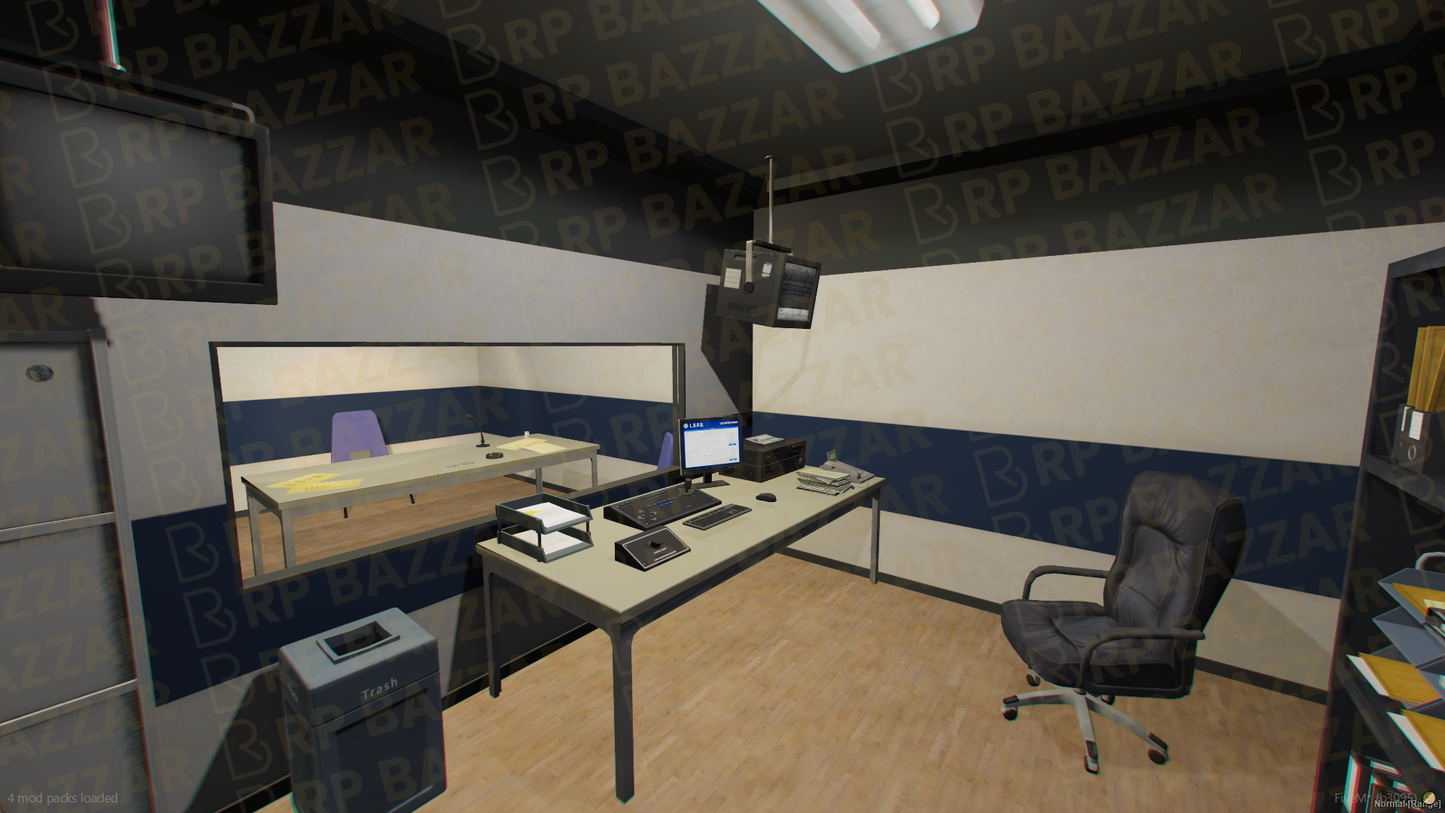 Federal Police Station FiveM MLO — GTA RP Interior — ESX QB QBOX — RPBazzar