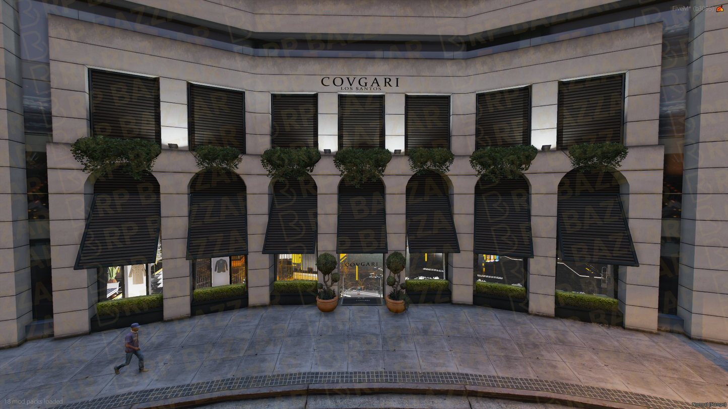 Stylish Clothing Store FiveM MLO — GTA RP Interior — ESX QB QBOX — RPBazzar