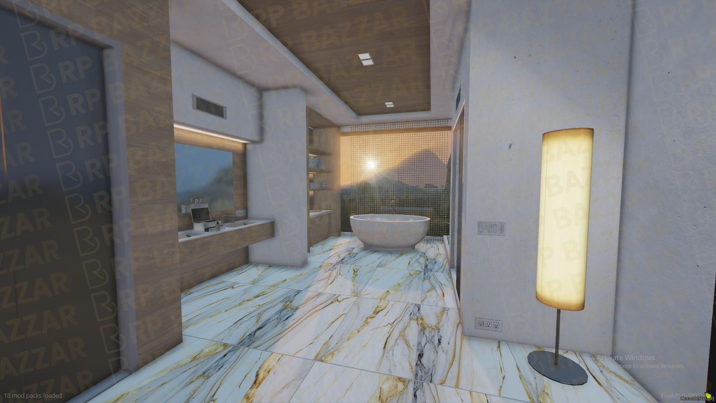 Exclusive Mansion FiveM MLO — GTA RP Interior — ESX QB QBOX — RPBazzar