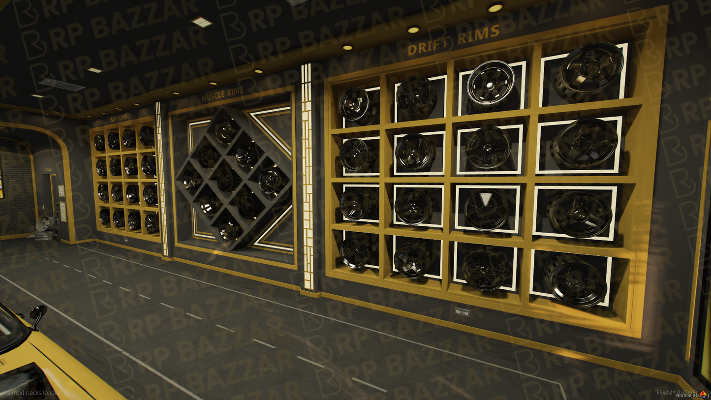 Pro Mechanic Store FiveM MLO — GTA RP Interior — ESX QB QBOX — RPBazzar