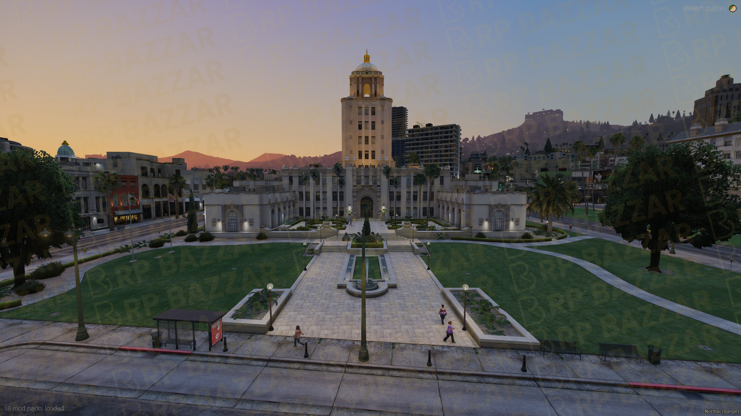 Grand City Hall FiveM MLO — GTA RP Interior — ESX QB QBOX — RPBazzar