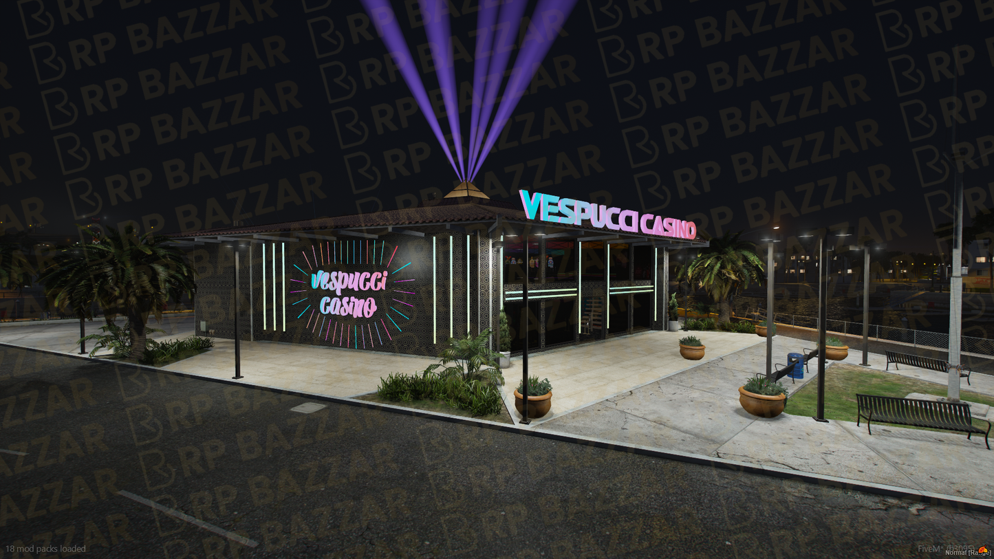 Golden Casino FiveM MLO — GTA RP Interior — ESX QB QBOX — RPBazzar