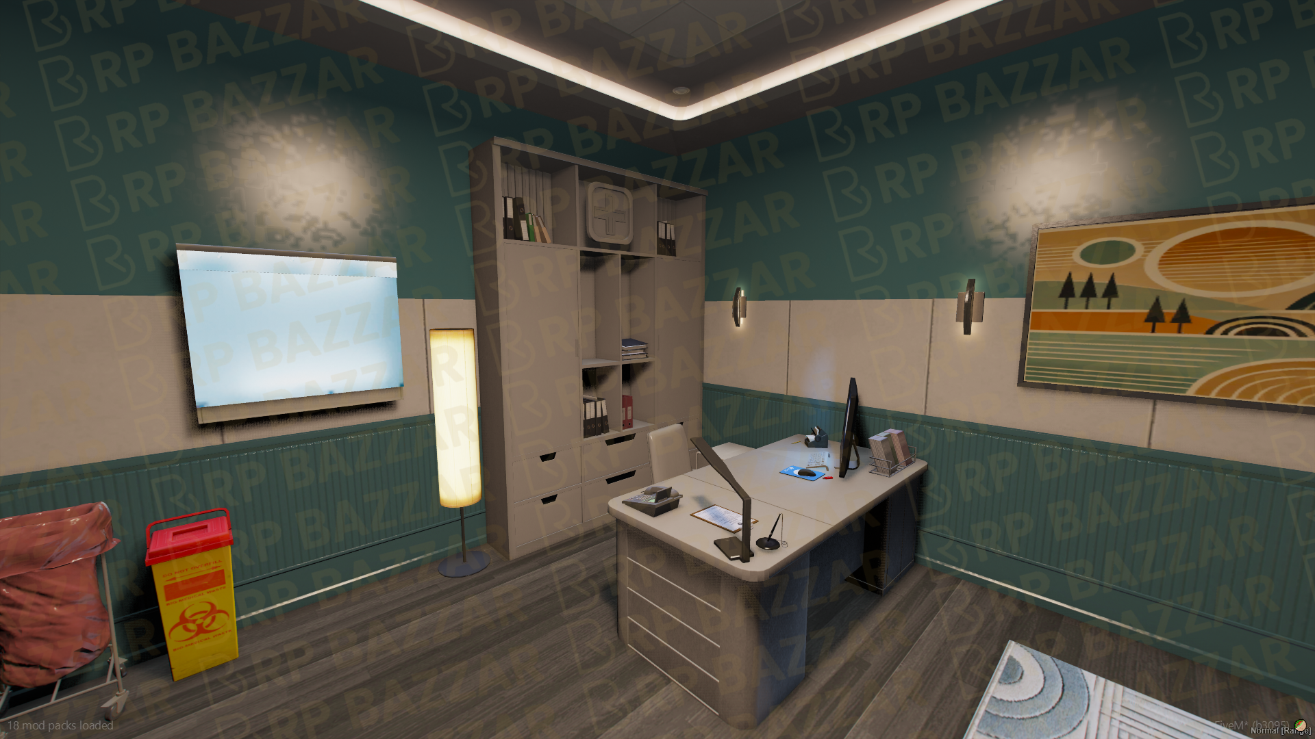 Sunrise Hospital FiveM MLO — GTA RP Interior — ESX QB QBOX — RPBazzar
