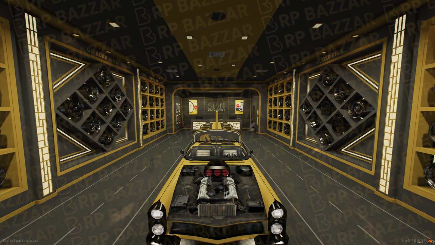 Pro Mechanic Store FiveM MLO — GTA RP Interior — ESX QB QBOX — RPBazzar