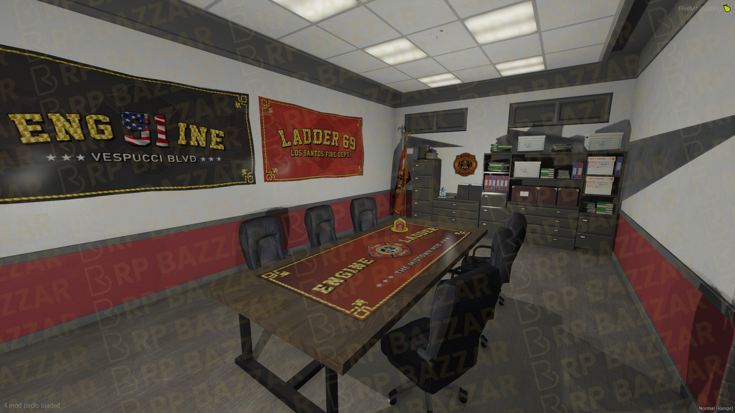 Urban Fire Department FiveM MLO — GTA RP Interior — ESX QB QBOX — RPBazzar