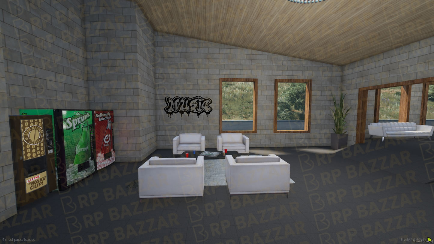 Professional Recording Studio FiveM MLO — GTA RP Interior — ESX QB QBOX — RPBazzar