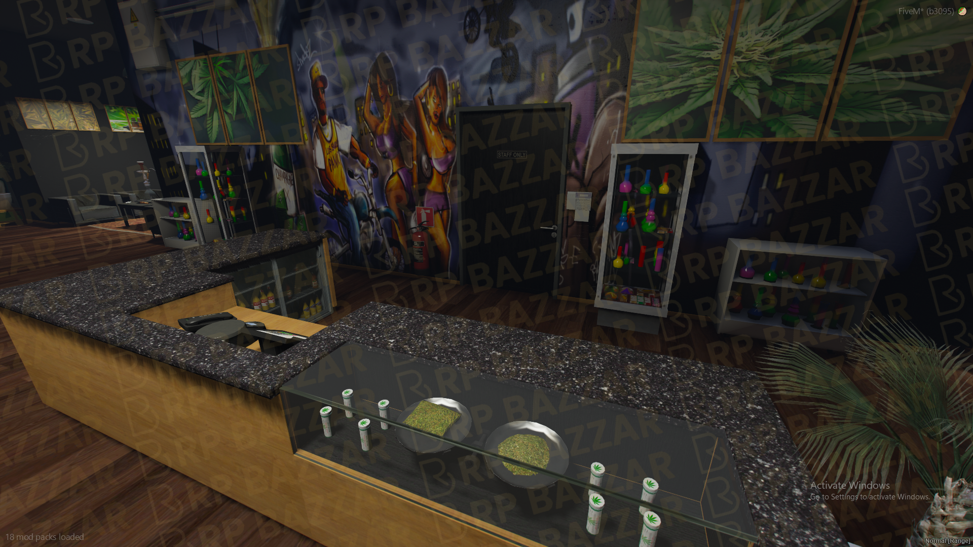 Modern Weed Store FiveM MLO — GTA RP Interior — ESX QB QBOX — RPBazzar