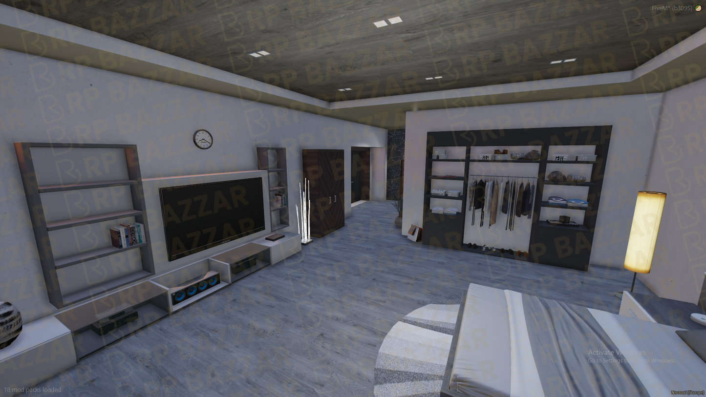 Cyberpunk Mansion FiveM MLO — GTA RP Interior — ESX QB QBOX — RPBazzar