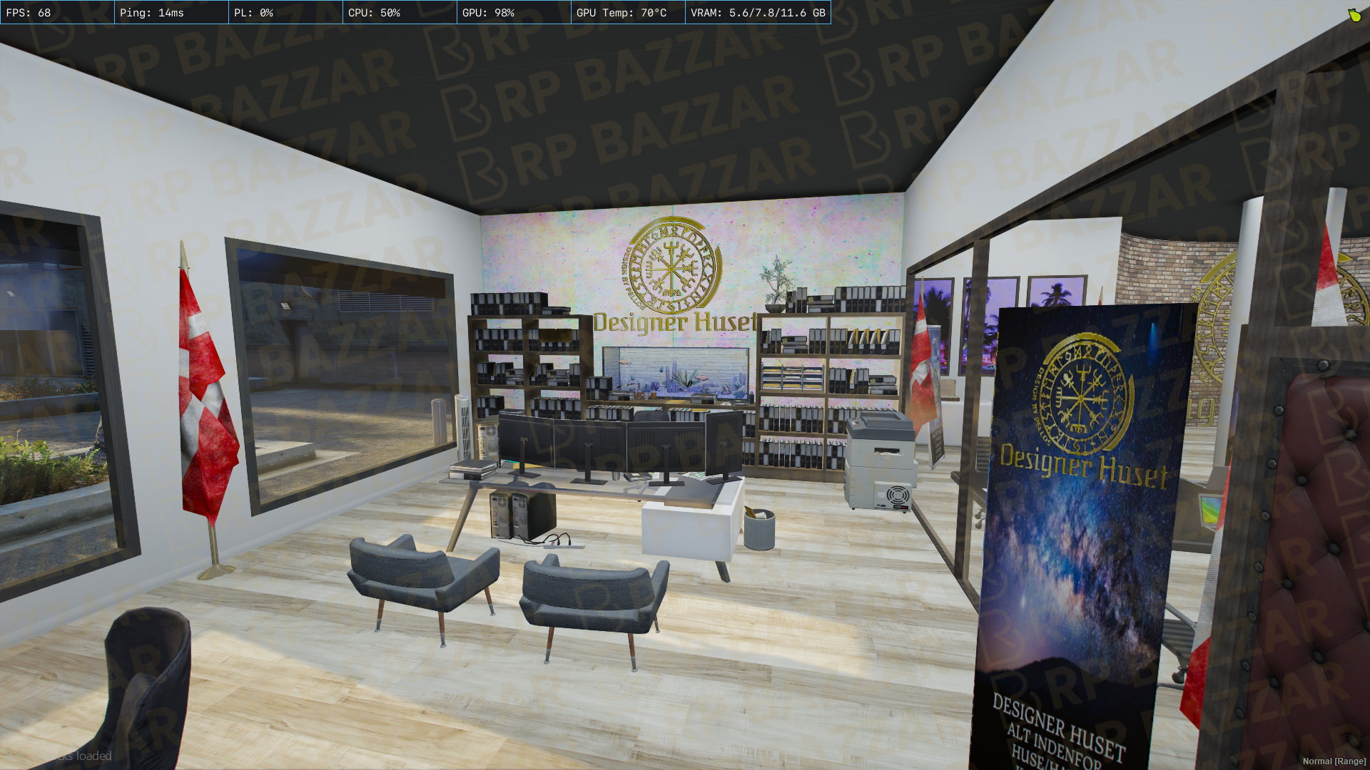 Industrial Office FiveM MLO — GTA RP Interior — ESX QB QBOX — RPBazzar
