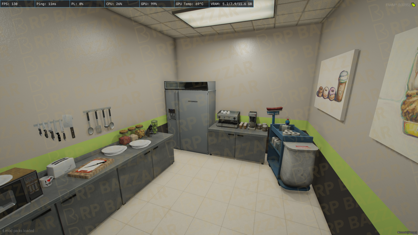 Penthouse Office FiveM MLO — GTA RP Interior — ESX QB QBOX — RPBazzar