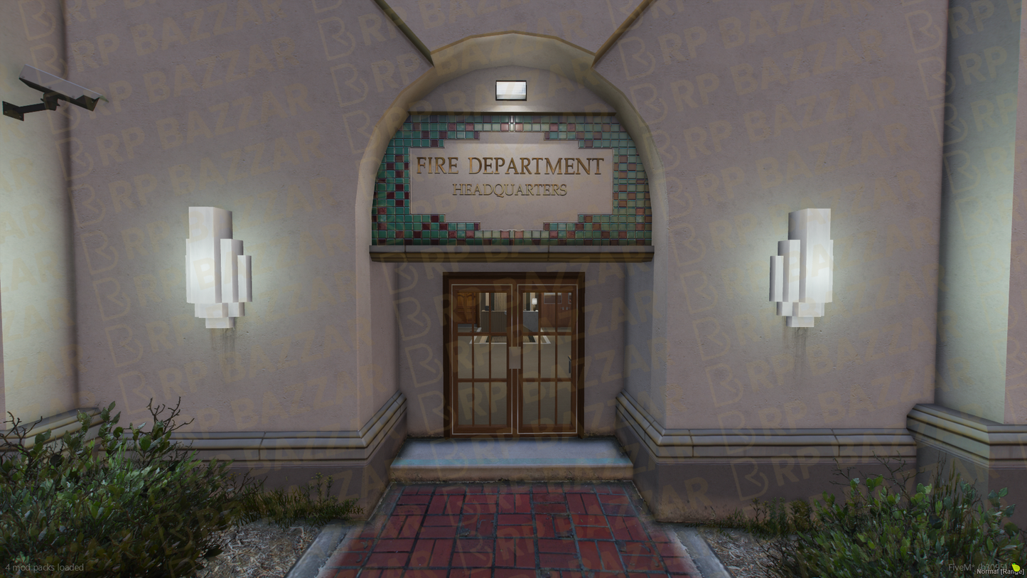 Central Fire Department FiveM MLO — GTA RP Interior — ESX QB QBOX — RPBazzar