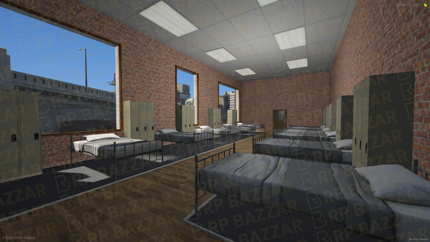 Red Fire Department FiveM MLO — GTA RP Interior — ESX QB QBOX — RPBazzar
