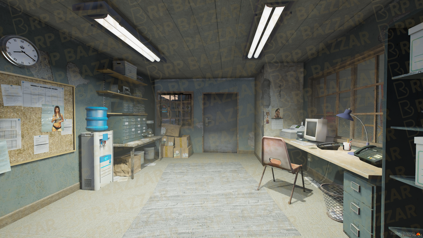 Classic Repair Station FiveM MLO — GTA RP Interior — ESX QB QBOX — RPBazzar