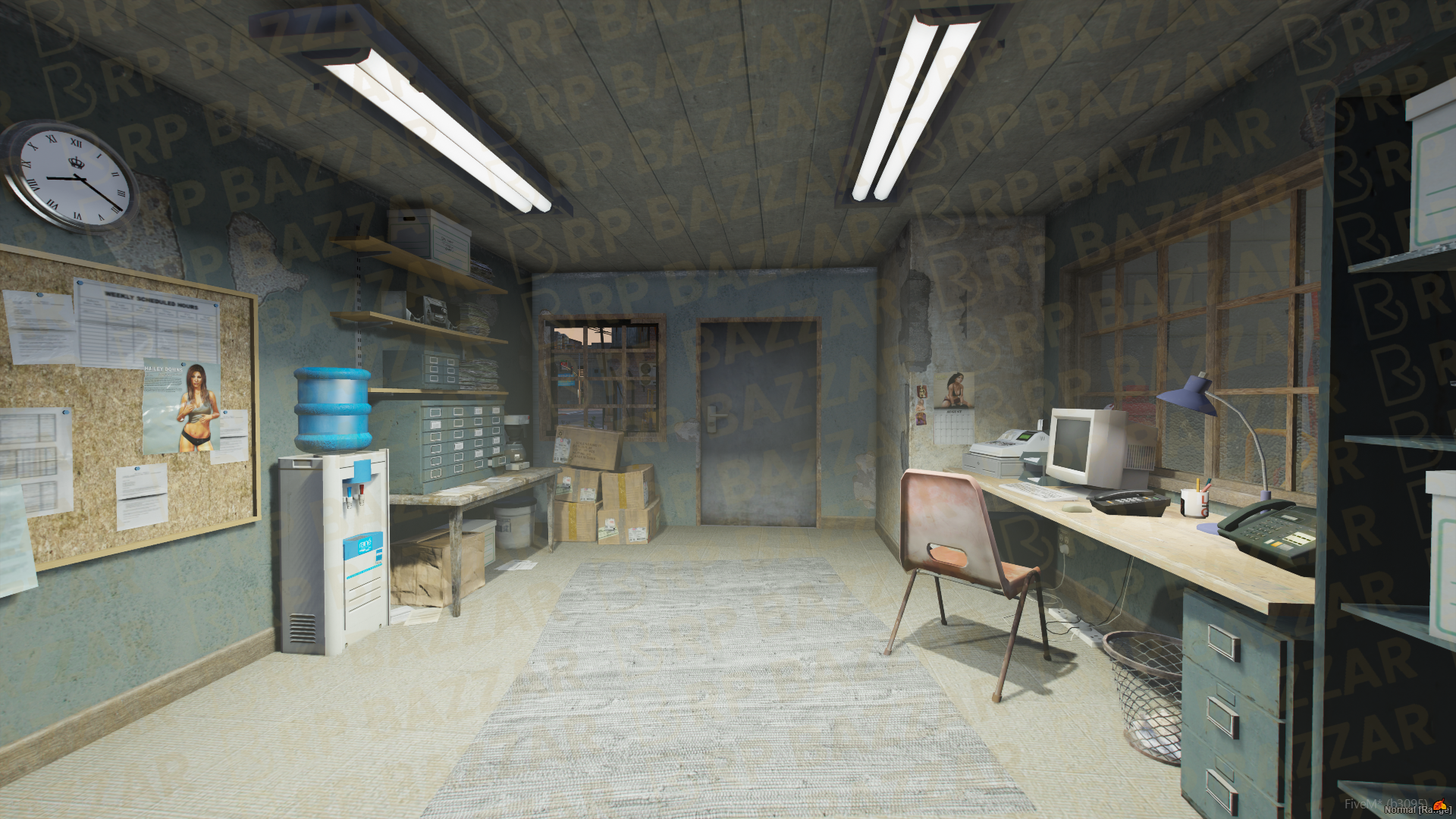 Classic Repair Station FiveM MLO — GTA RP Interior — ESX QB QBOX — RPBazzar
