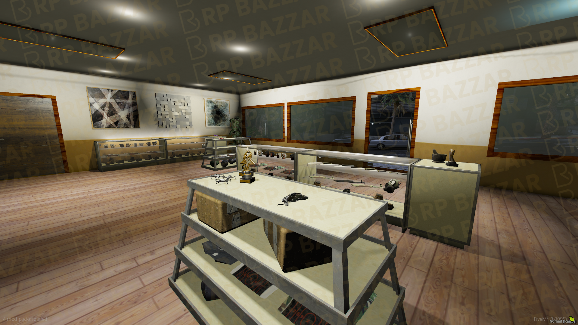 Gritty Pawn Shop FiveM MLO — GTA RP Interior — ESX QB QBOX — RPBazzar