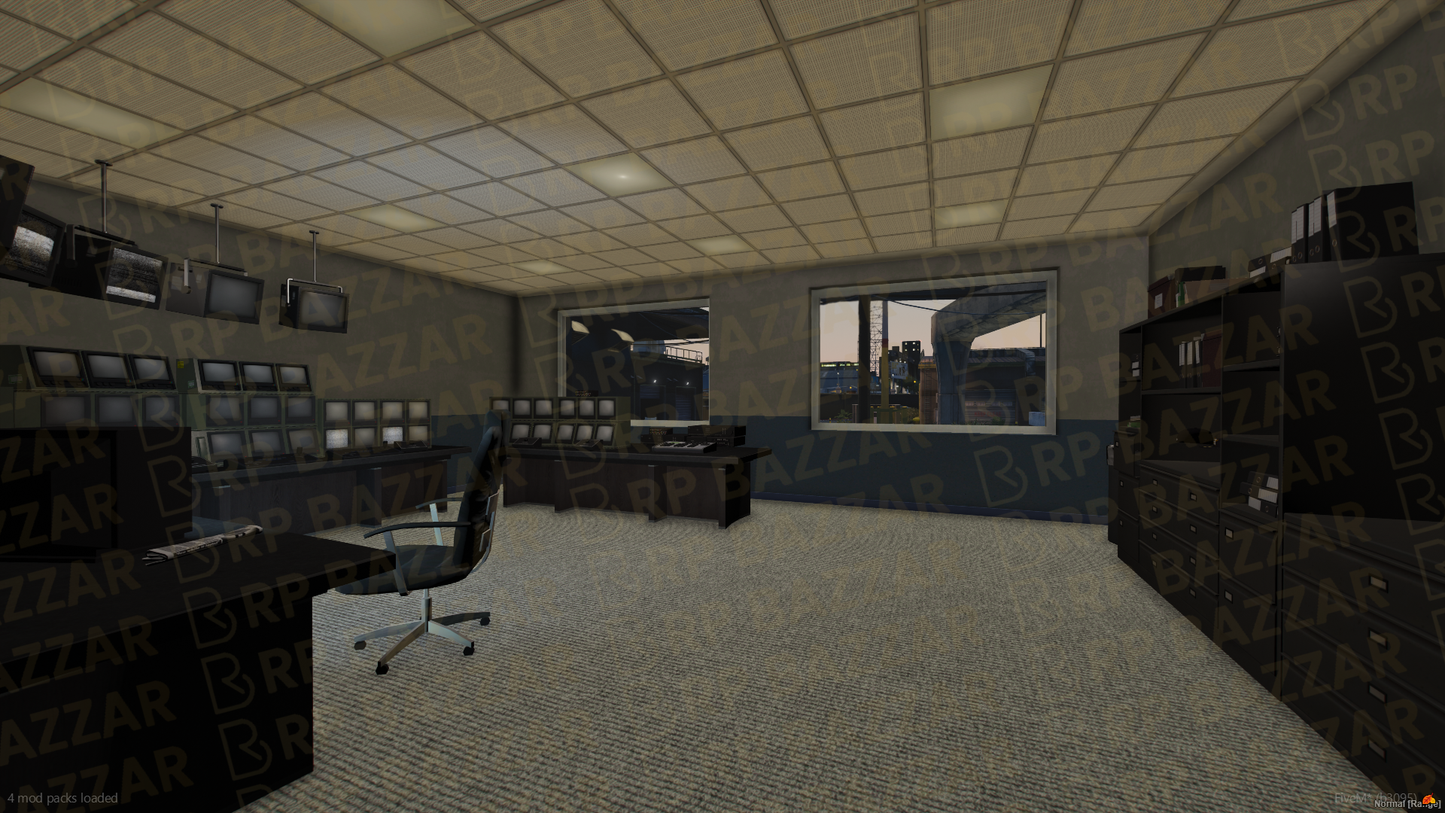 Fortified Police Station FiveM MLO — GTA RP Interior — ESX QB QBOX — RPBazzar