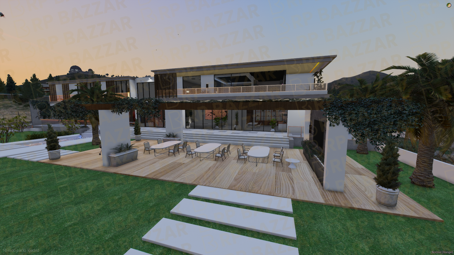 Colonial Mansion FiveM MLO — GTA RP Interior — ESX QB QBOX — RPBazzar