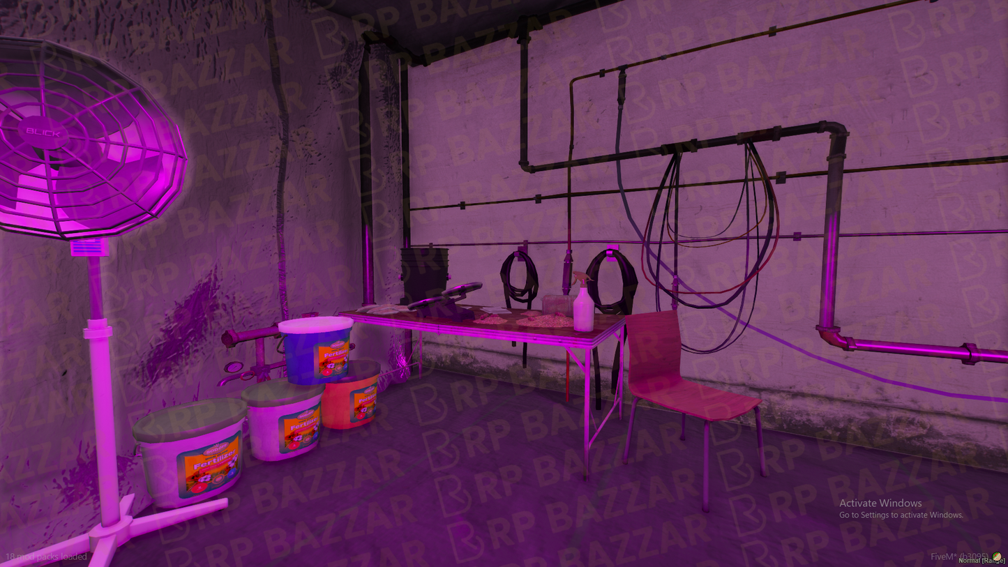 Hidden Weed Store FiveM MLO — GTA RP Interior — ESX QB QBOX — RPBazzar