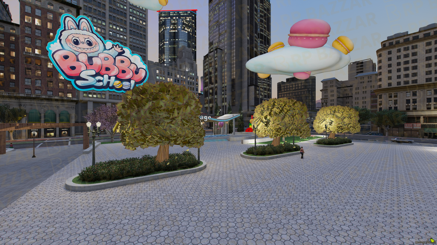 Central Legion Square FiveM MLO — GTA RP Interior — ESX QB QBOX — RPBazzar