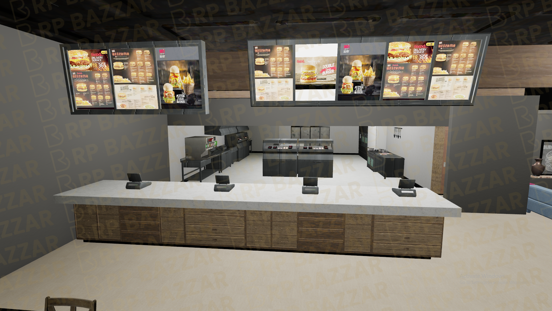 Custom Eatery FiveM MLO — GTA RP Interior — ESX QB QBOX — RPBazzar