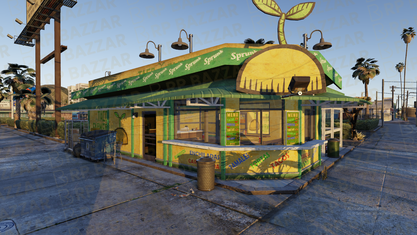 Cozy Pizzeria FiveM MLO — GTA RP Interior — ESX QB QBOX — RPBazzar